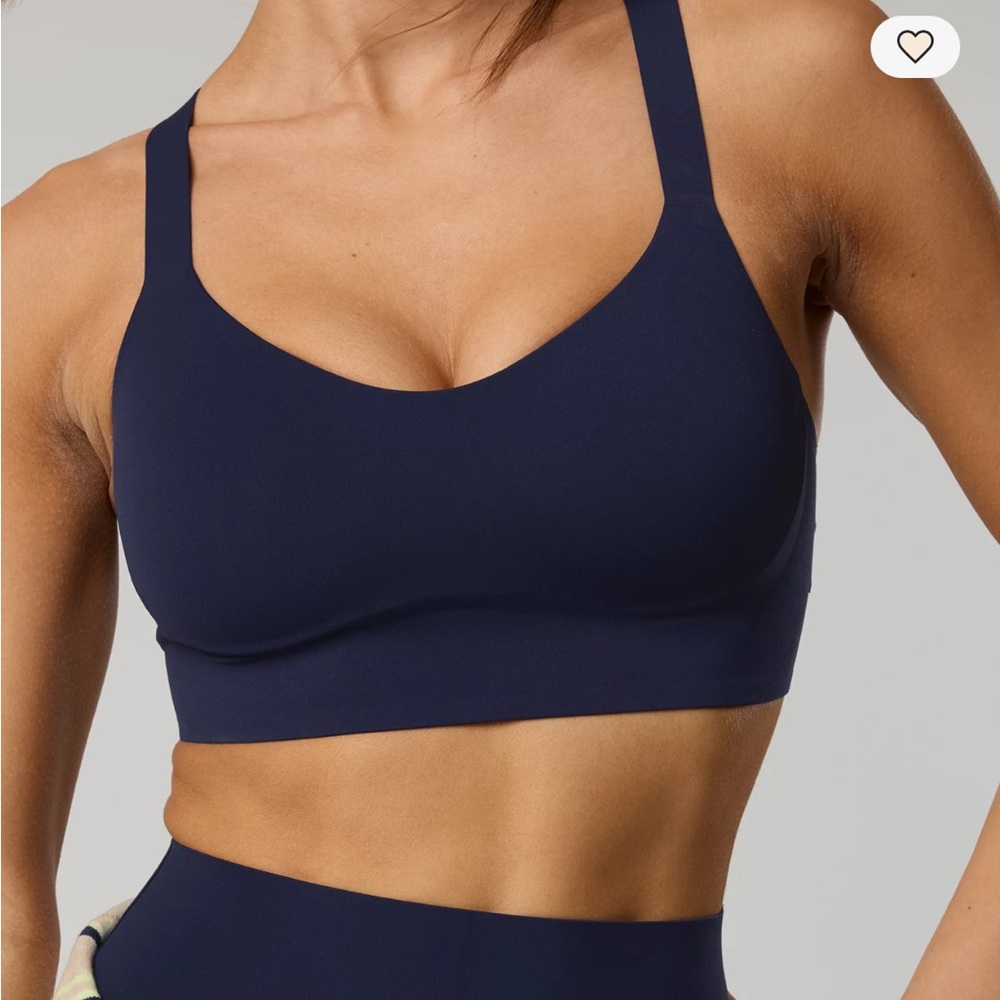 OFFLINE By Aerie Real Me XTRA Hold Up! Push Up Sports Bra Medium Navy NWT